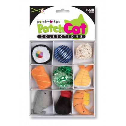 Patchwork Pet PatchCat Sushi Box (Caixa De Sushi Colecionável)