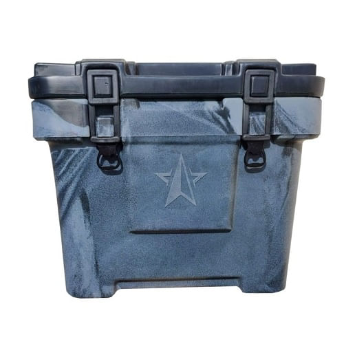 Caixa Térmica Cooler Resistente Preto 30 L Polaris Com Abridor De Garrafas E Tábua De Carne